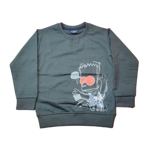 Simpsons Boy's Sweatshirt-Black