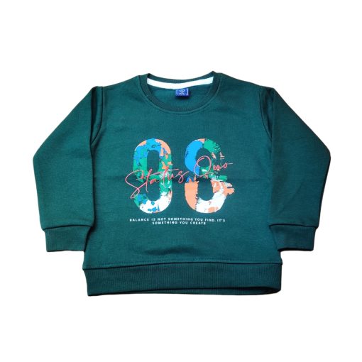 Boy's Green Sweatshirt- 98
