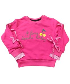 Girls Premium Sweatshirt- Pink