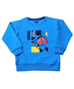 Baby Embroidered Sweatshirt - Blue