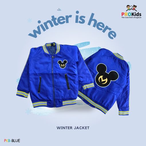 Boy's Bomber Jacket- Blue