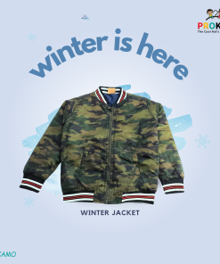 Boy's Bomber Jacket- Camo