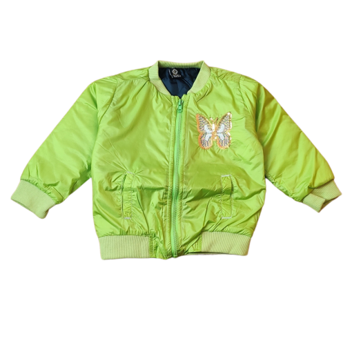 Girl's Bomber Jacket- Lemon